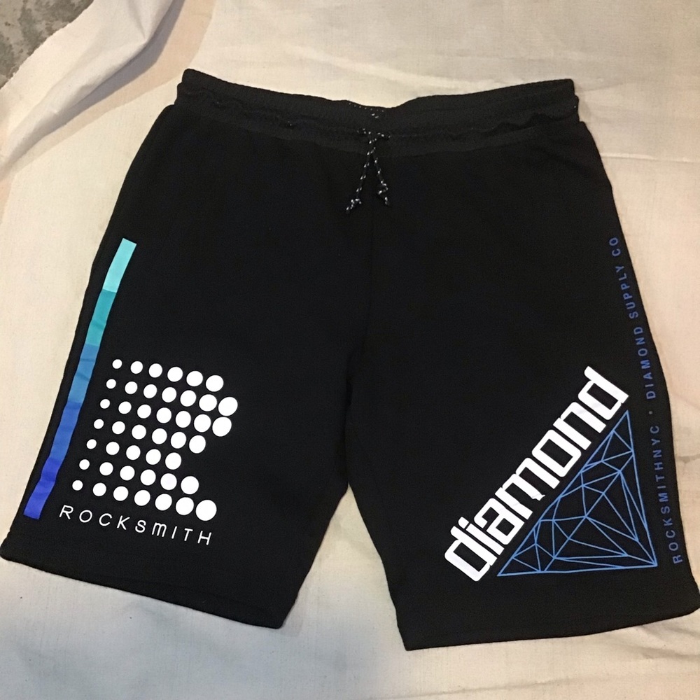 Diamond supply X Rocksmith collab xl shorts